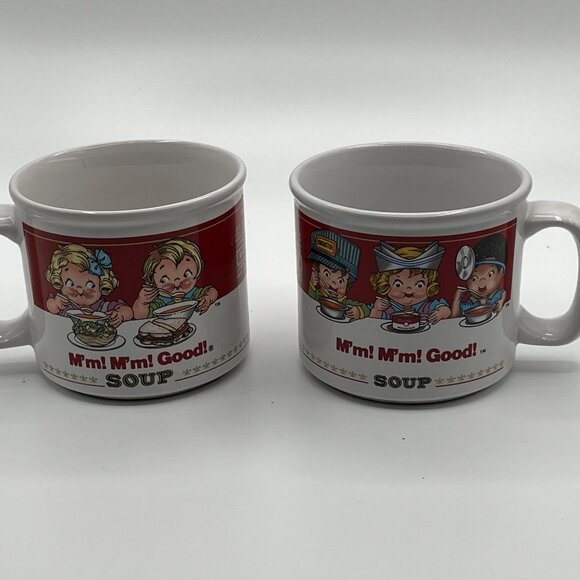 Vintage 1993 Campbell’s Soup Bowls and‎ Campbell's Coffee Mugs. Lot of 4 - Picture 2 of 11